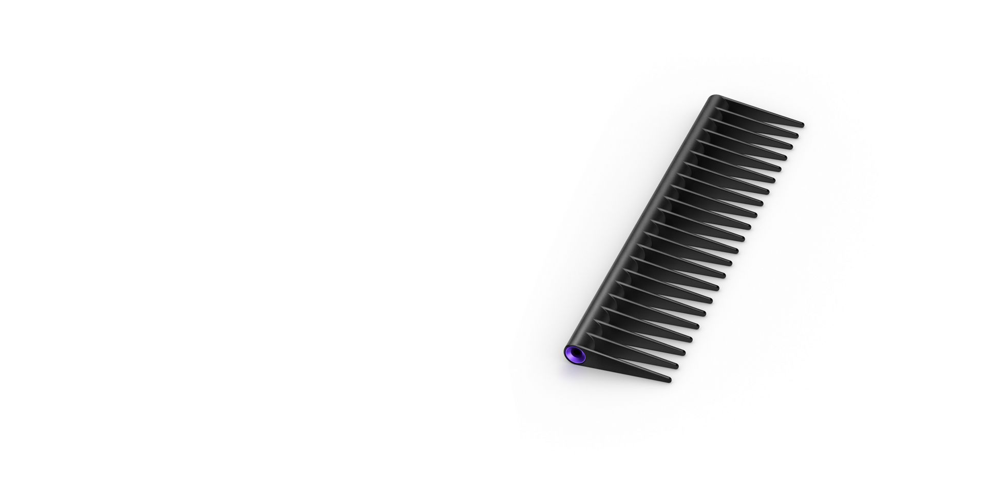 Dyson Detangling Comb Black & Purple Dyson Australia